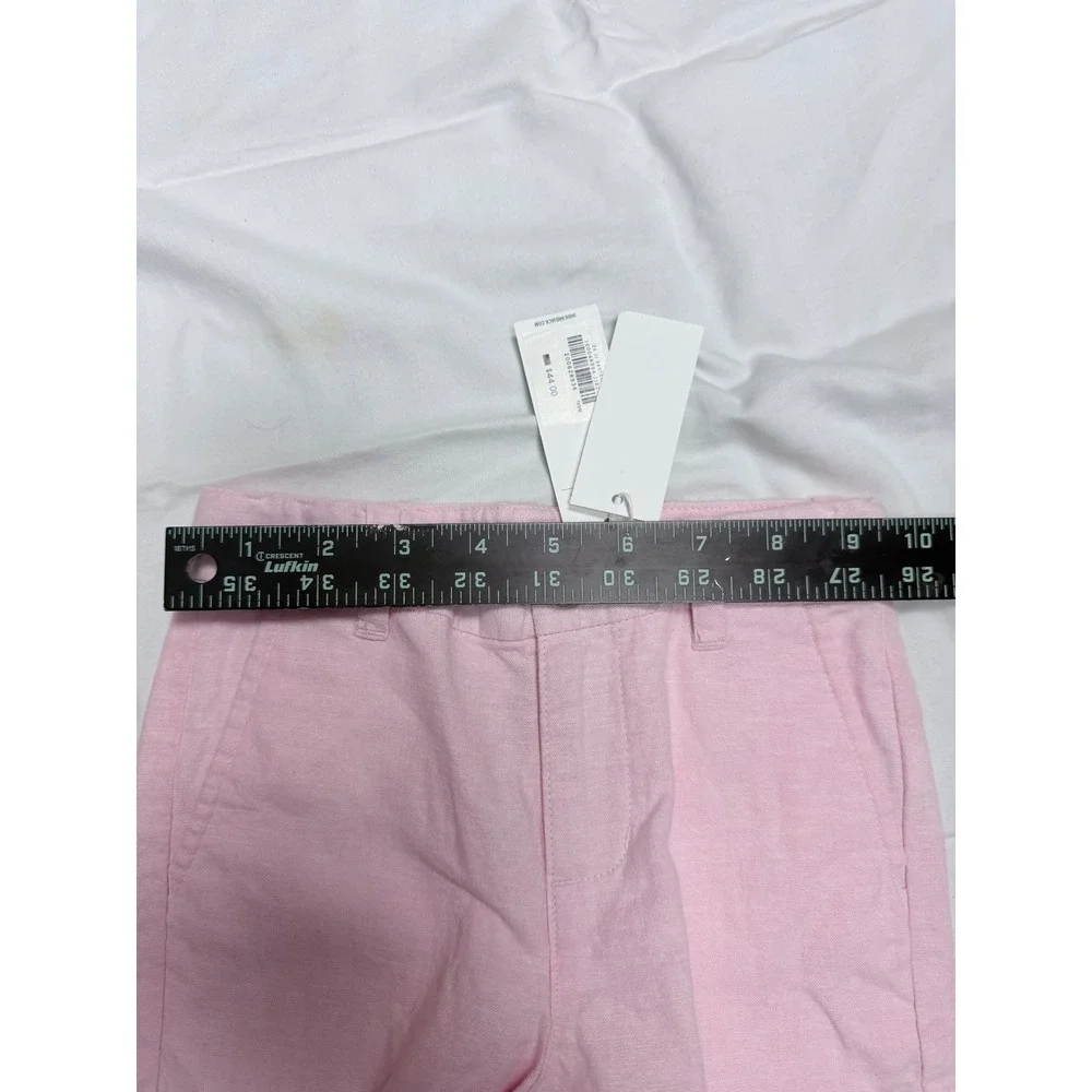 Janie and Jack Pink Linen Blend Shorts Toddler 18-24 Months NWT